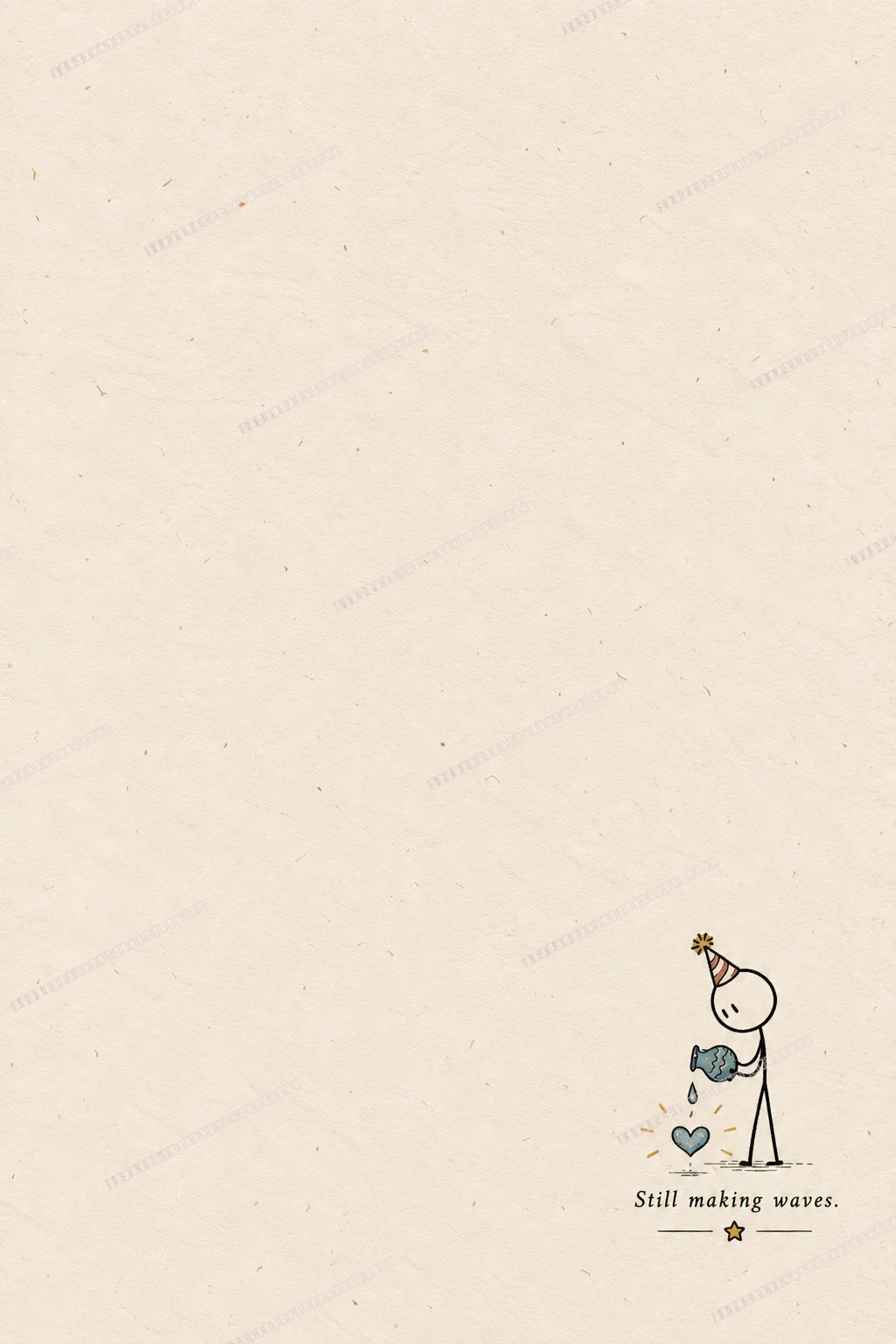 Papyrus & Pixel greeting card back