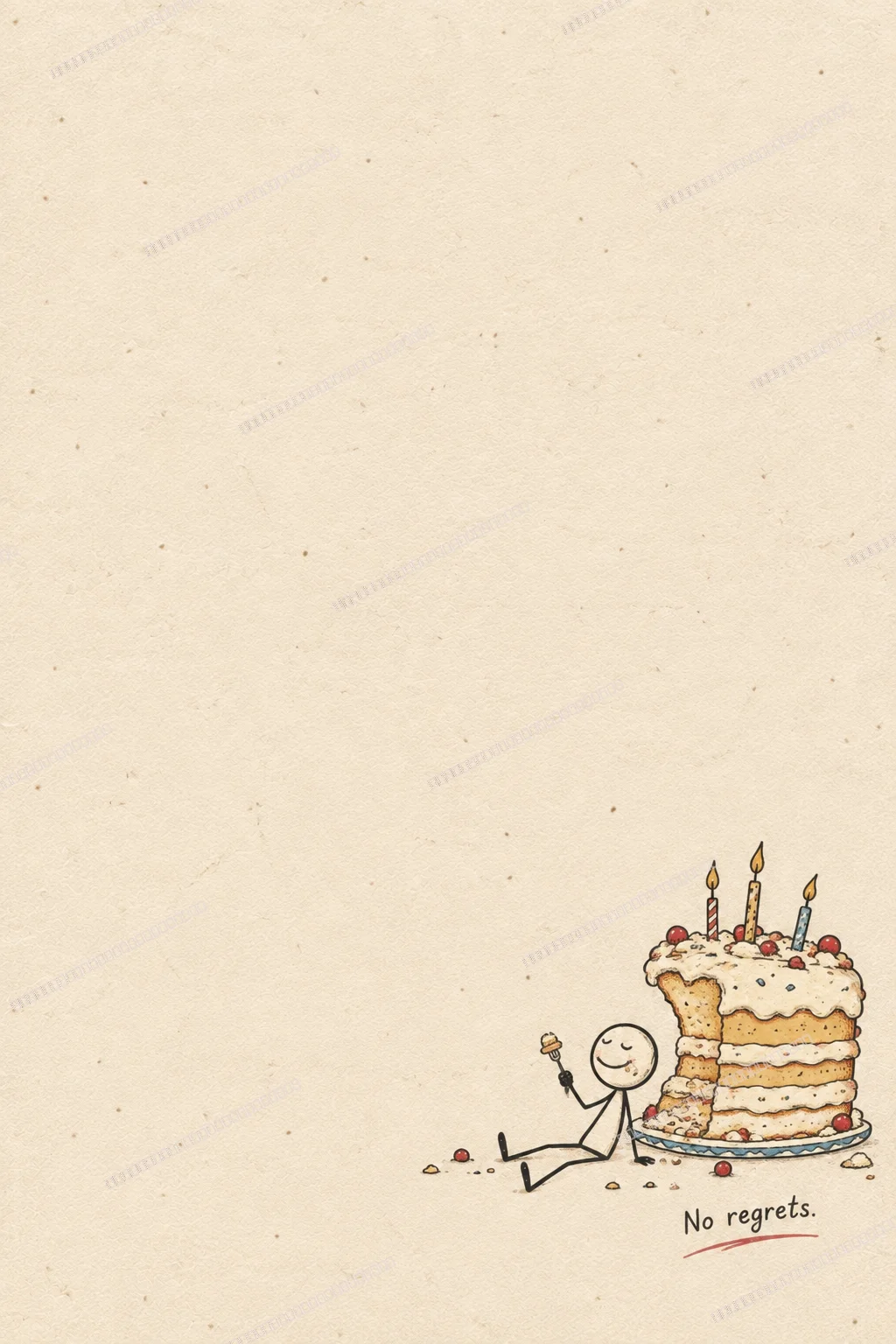 Papyrus & Pixel greeting card back