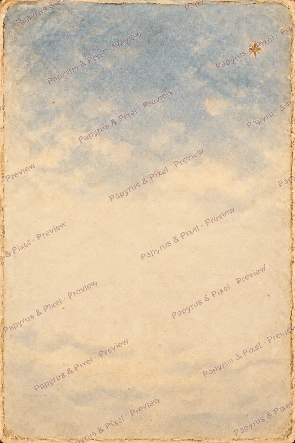 Papyrus & Pixel greeting card back