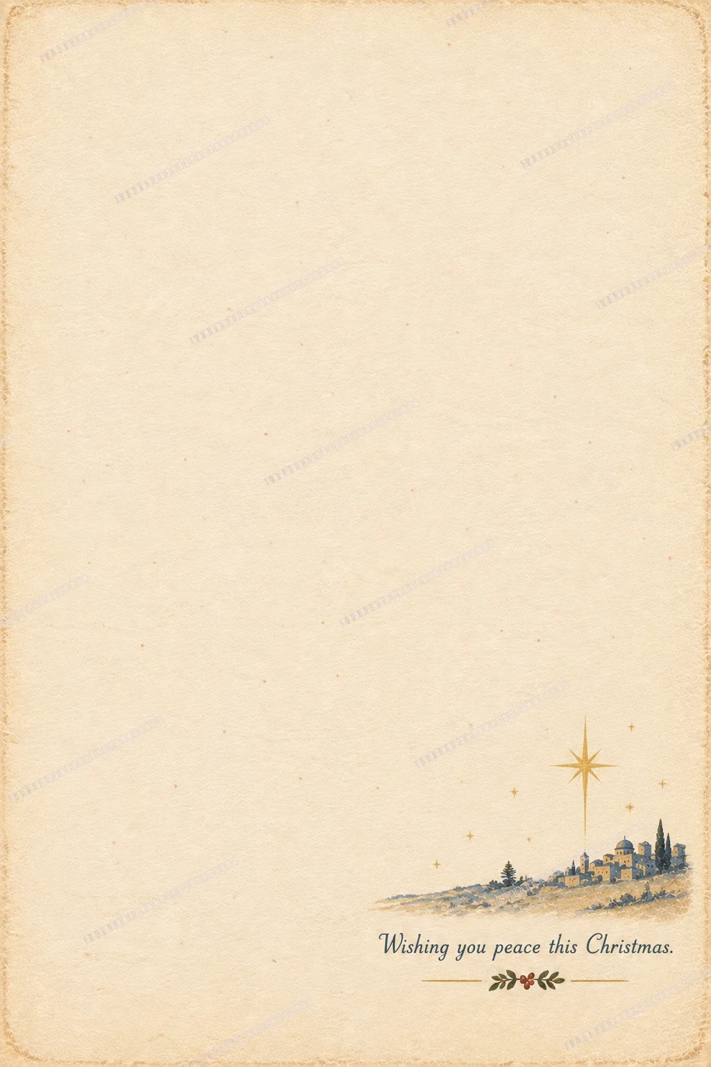 Papyrus & Pixel greeting card back