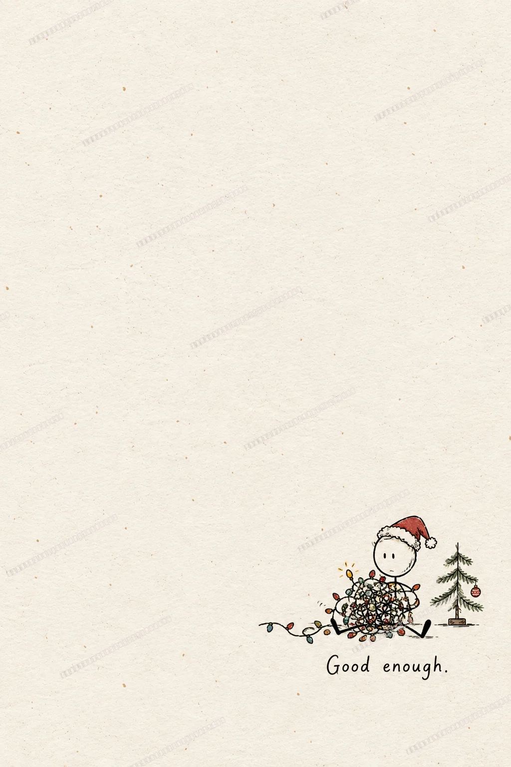 Papyrus & Pixel greeting card back