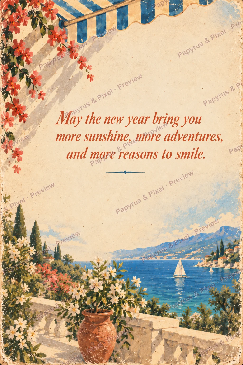 New year on the riviera