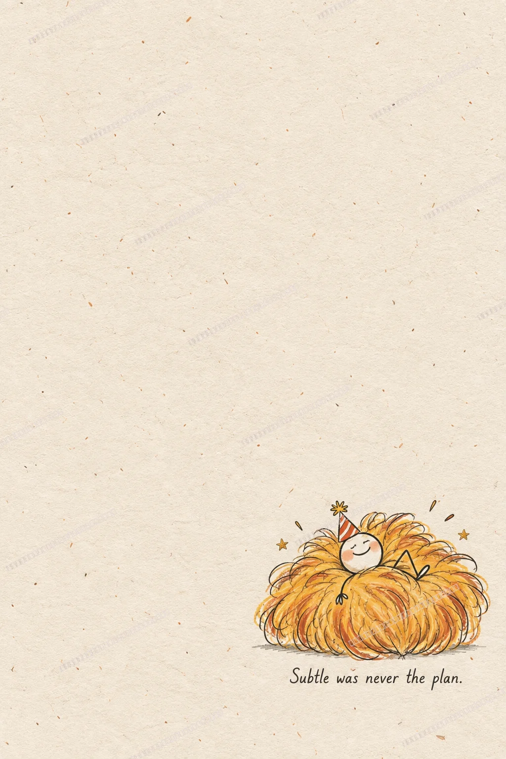 Papyrus & Pixel greeting card back