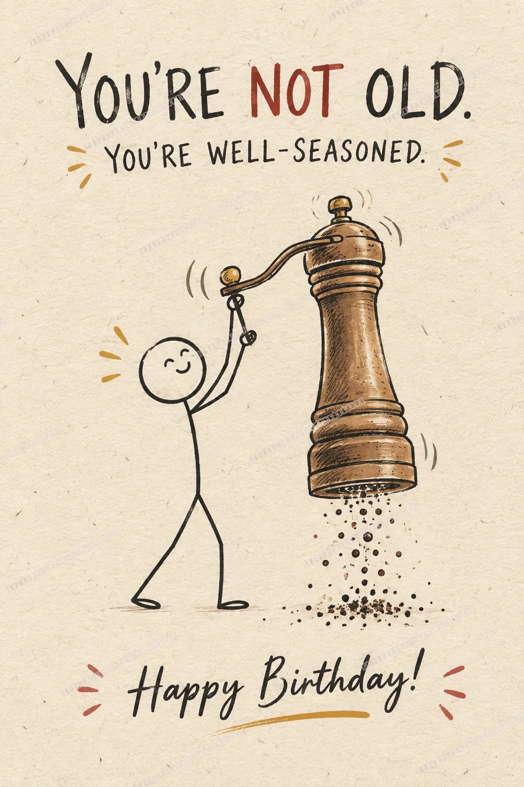 You are well-seasoned