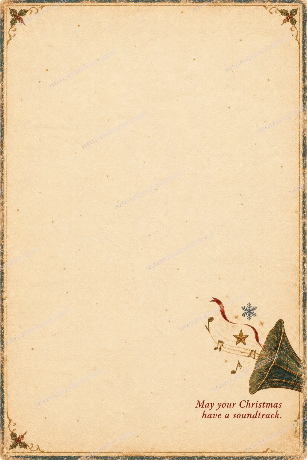 Papyrus & Pixel greeting card back