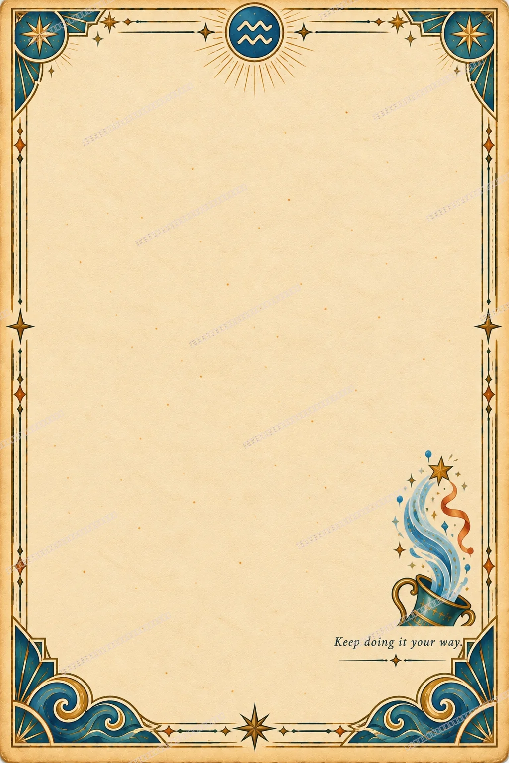 Papyrus & Pixel greeting card back