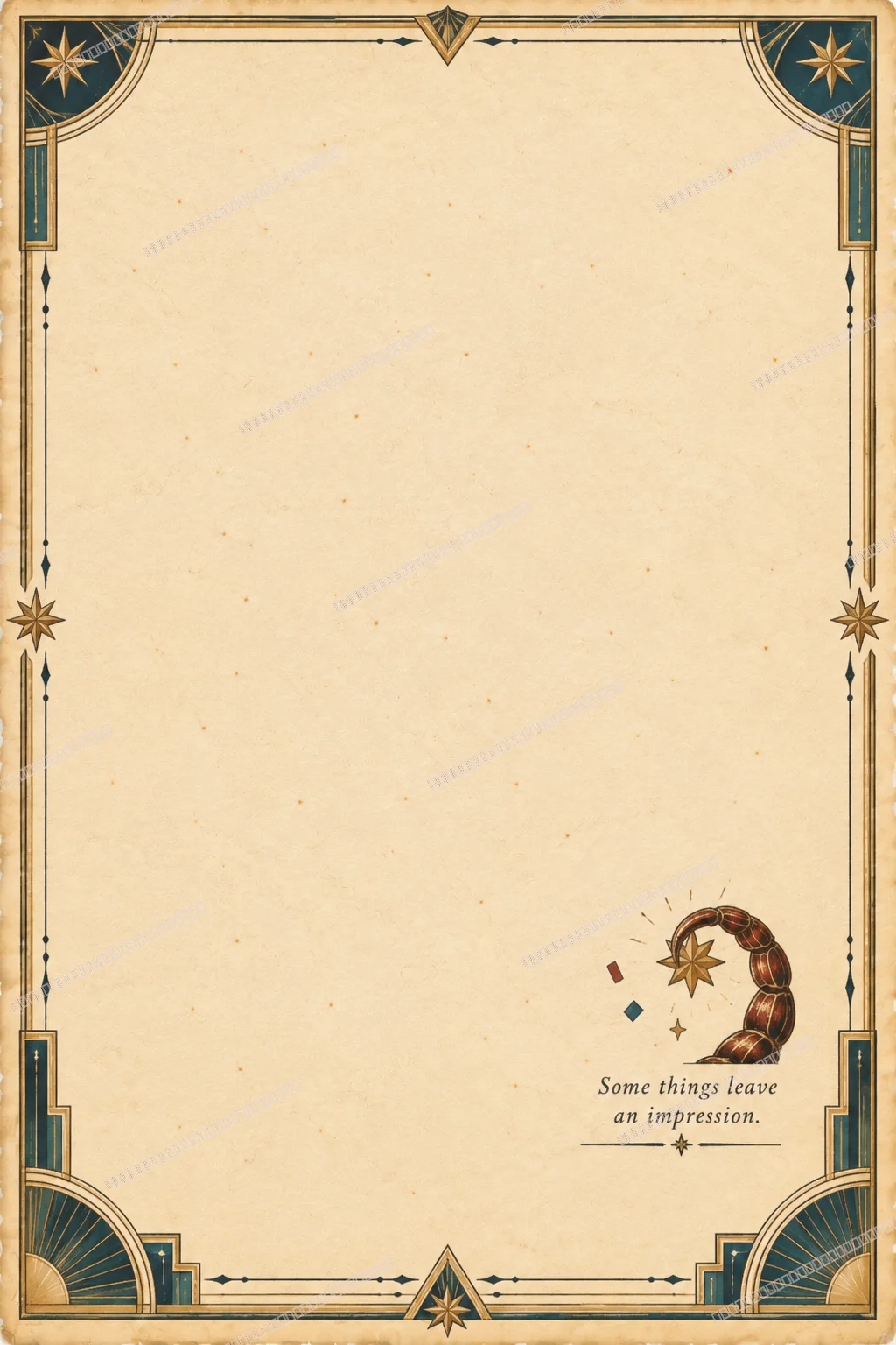 Papyrus & Pixel greeting card back