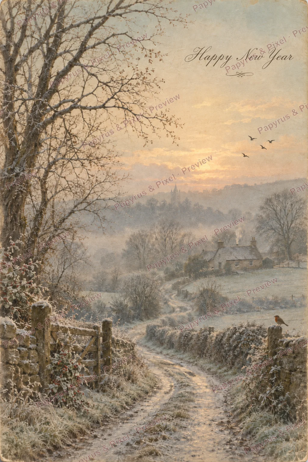 First morning in the countryside