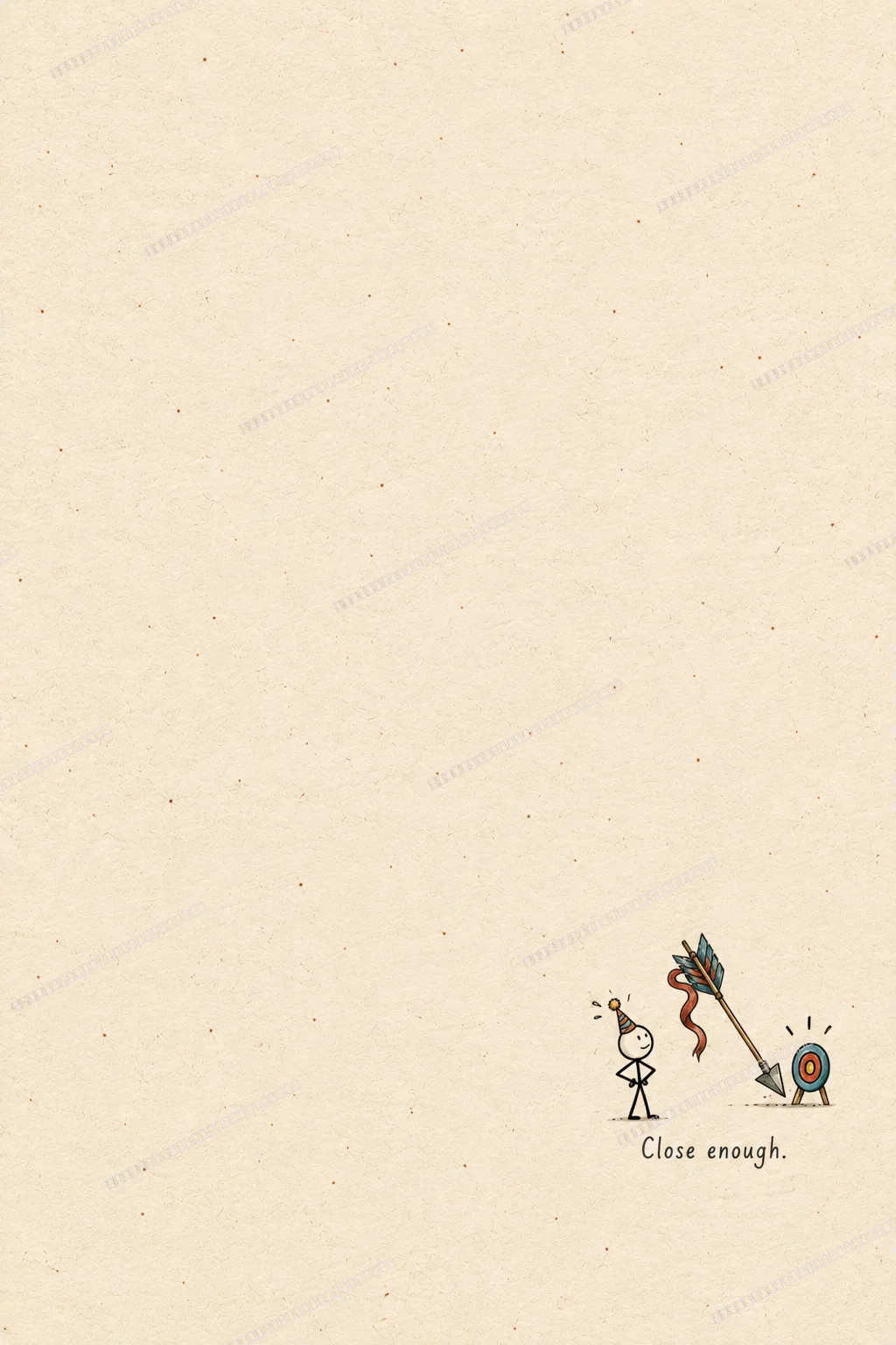 Papyrus & Pixel greeting card back