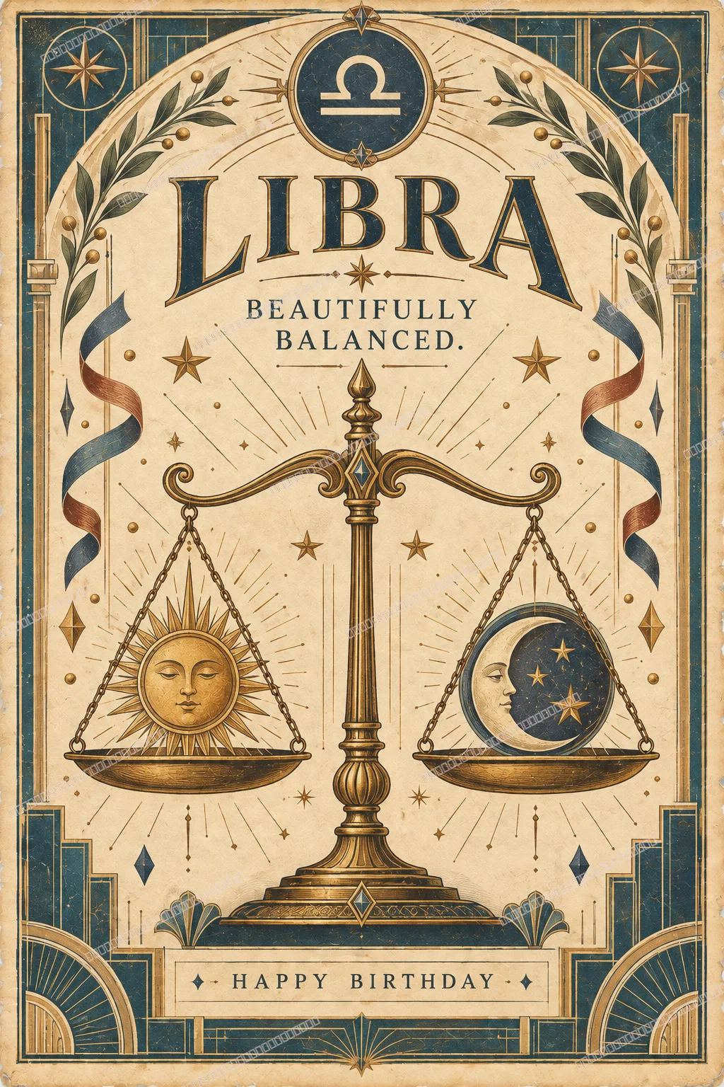 Libra vintage