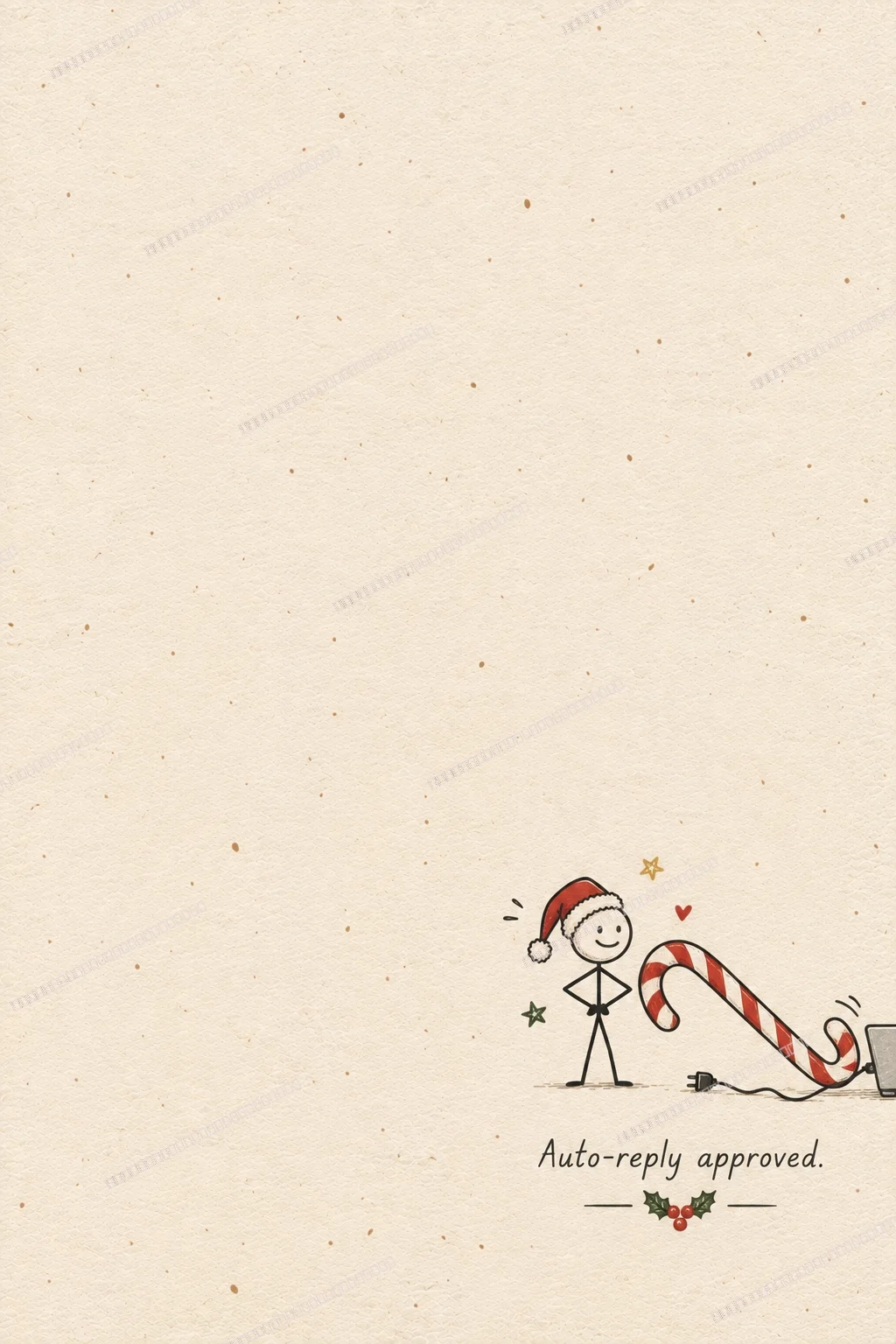 Papyrus & Pixel greeting card back