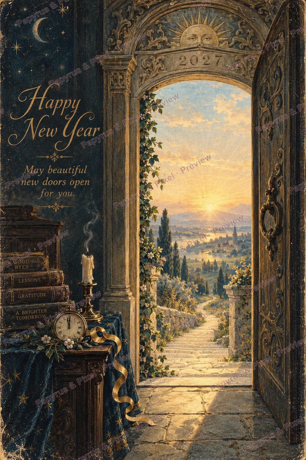The door to the new year