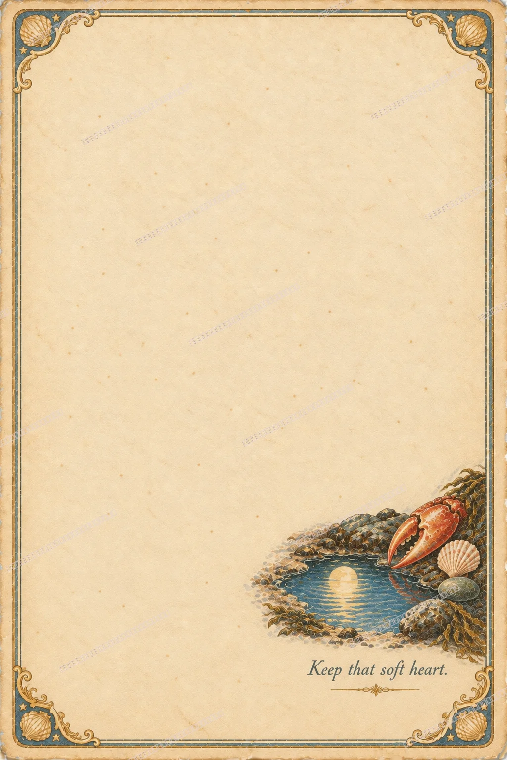 Papyrus & Pixel greeting card back