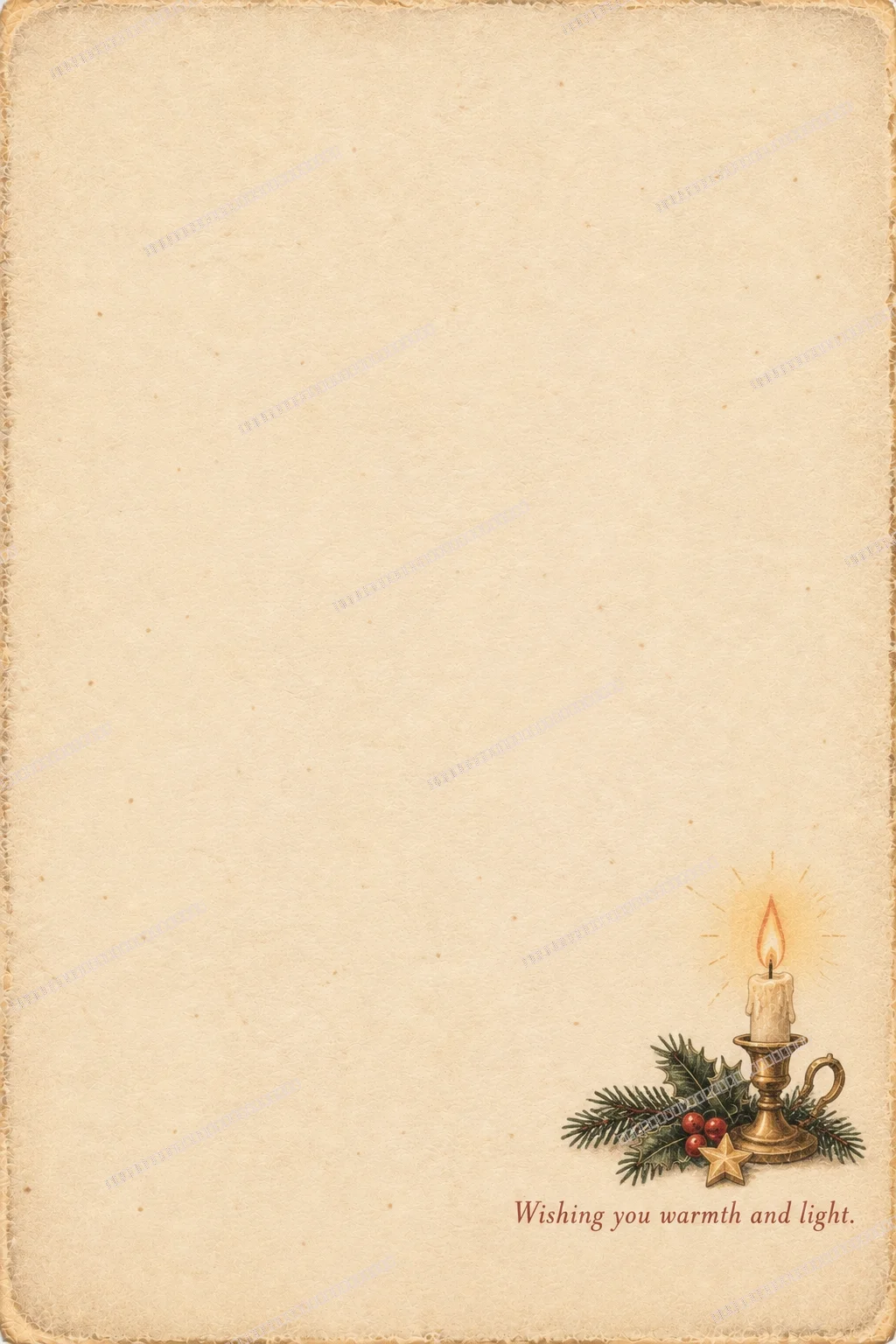 Papyrus & Pixel greeting card back