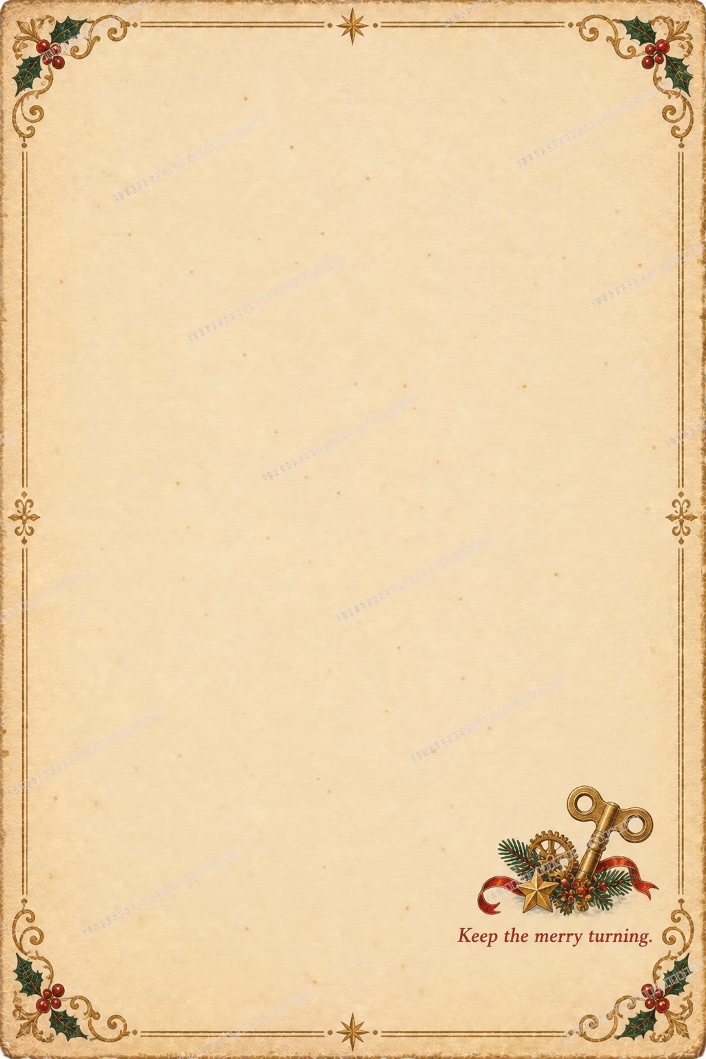 Papyrus & Pixel greeting card back