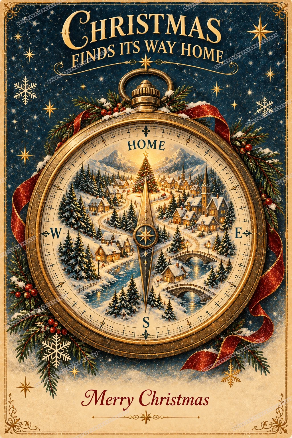 Christmas compass
