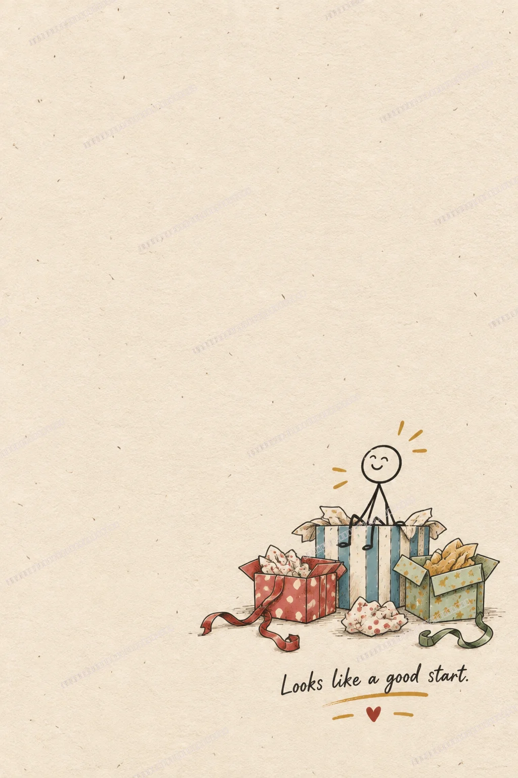 Papyrus & Pixel greeting card back